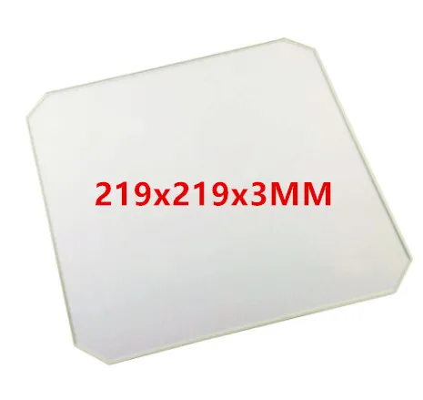 Best Offers Funssor 219X219X3MM Borosilicate Glass plate for Wanhao Duplicator i3 Anet A8 MP Maker Select 3D Printer Best Offers Funssor 219X219X3MM Borosilicate Glass plate for Wanhao Duplicator i3 Anet A8 MP Maker Select 3D Printer