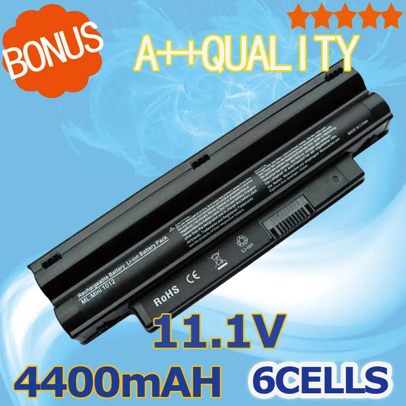 

Аккумулятор для Dell Inspiron Mini 1012 1012V 1012N 1012 (464-1012) G9PX2 T96F2 CMP3D NJ644 854TJ 3K4T8 8PY7N 2T6K2, черный