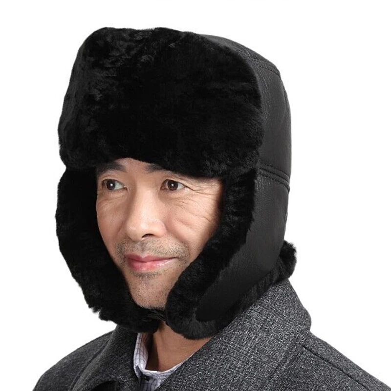 Svadilfari Inverno 2017 Moda uomo Stile Russia Leifeng Neve Top Pelliccia  di Cotone E Berretto Cappello di Cuoio Reale Per L'uomo|hats for snow|snow  hat for mansnow cap - AliExpress