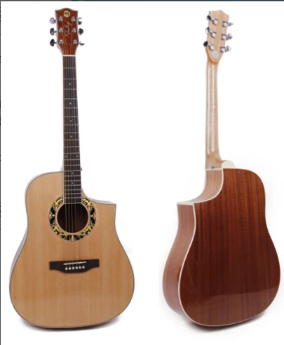 

sharp-angled high quality 41inch acoustic guitar