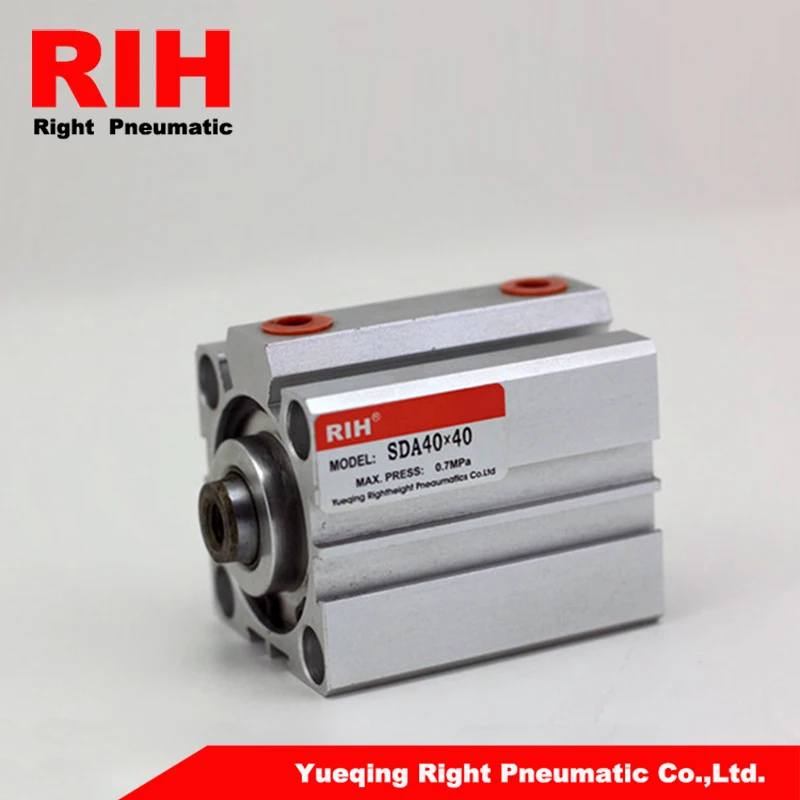 Compressed air cylinder/Pneumatic cylinder Right Pneumatic element, SDA