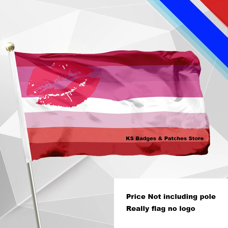 Lipstick Lesbian Pride Flag Flying Flag 4 144x96(3x5FT) 1 288x192 2