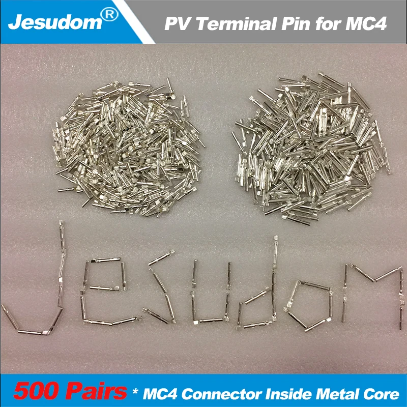 

500Pairs/Lot 1000Pieces x MC4 Pin Inside Metal Core Male and Female Use for Solar Cable Connect MC4 Terminal Pin for MC4