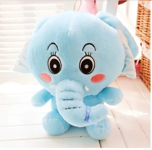 blue plush elephant