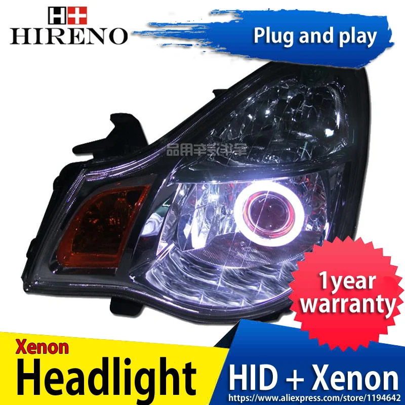 

Car custom Modified Xenon Headlamp for Nissan Sylphy Sentra 2006-2011 Headlights Assembly Car styling Angel Lens HID 2pcs