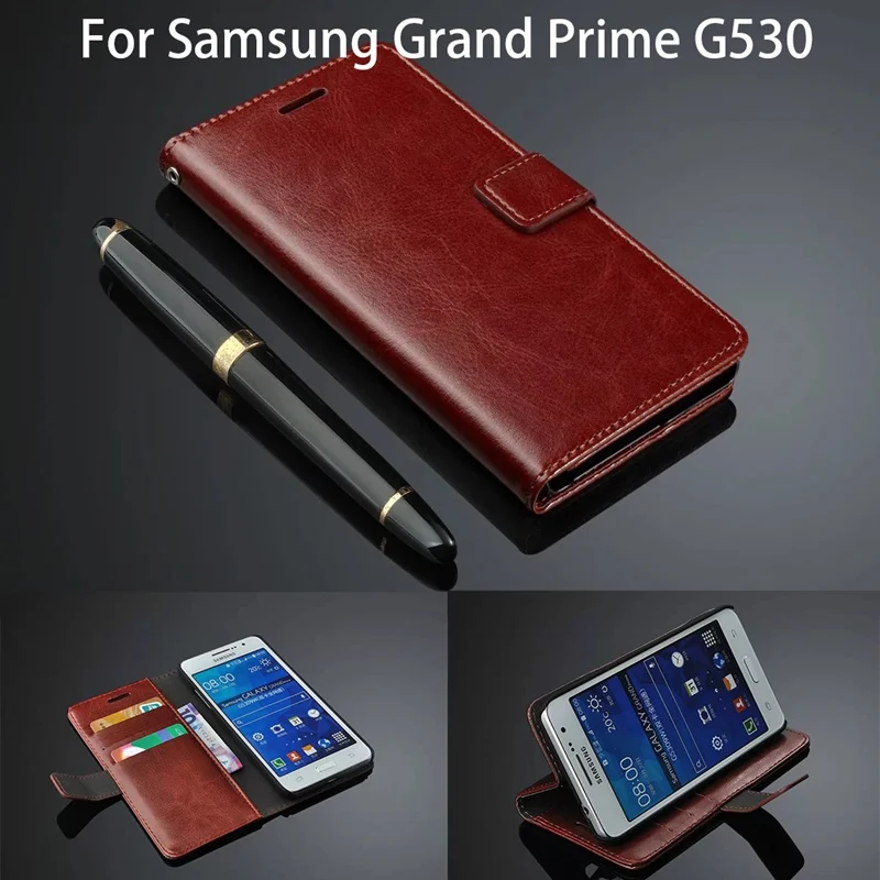 Case For Samsung Galaxy Grand Prime Cover Case Flip Leather Luxury Ultra Thin Phone Case For Samsung G530F G530H G530 G530F G531