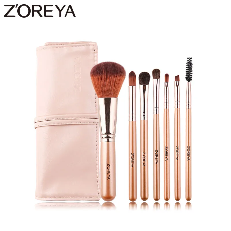 

ZOREYA Brand Super Soft Quick Dry Horse Synthetic Hair Makeup Brushes Eye shadow Lip Power Foundation Make Up Brush set