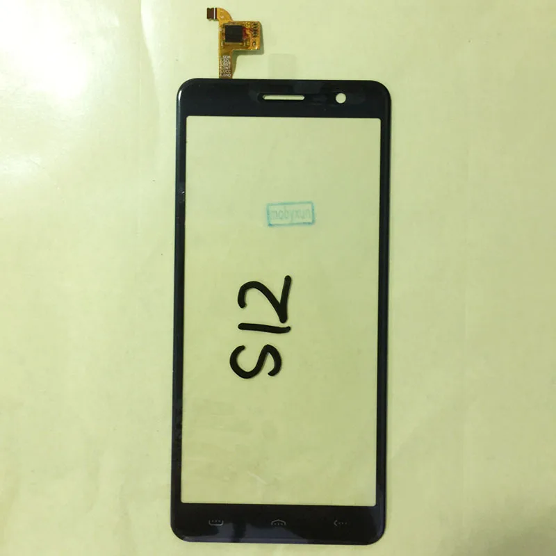 

For HOMTOM S12 Sensor Touch Screen Moible Phone Touch Panel For HOMTOM S12 Front Glass Lens Touchscreen Touchpad