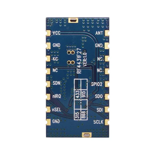 2 шт./лот RF4432F27-915 МГц | 868 МГц средней мощности 27dBm Si4432 FSK беспроводной фронтальный трансивер