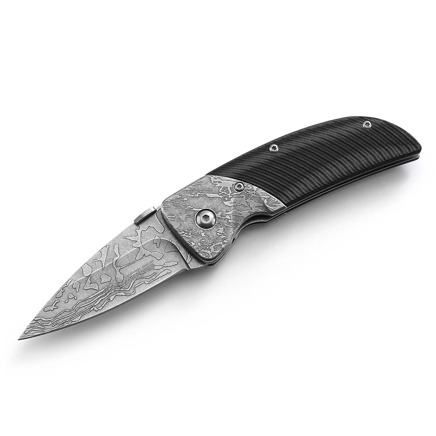 Тактический складной нож Karambit со стальным лезвием с титановым покрытием