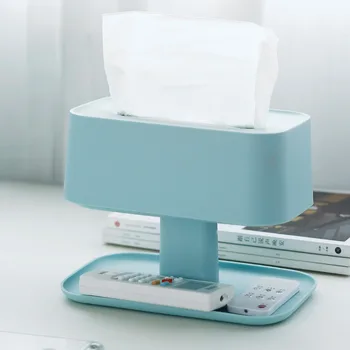 

OTHERHOUSE Napkin Holder Case Tissue Box Creative Paper Box Extendable Fruit Snacks Tray Dish Remote Control Phone Holder Boxes