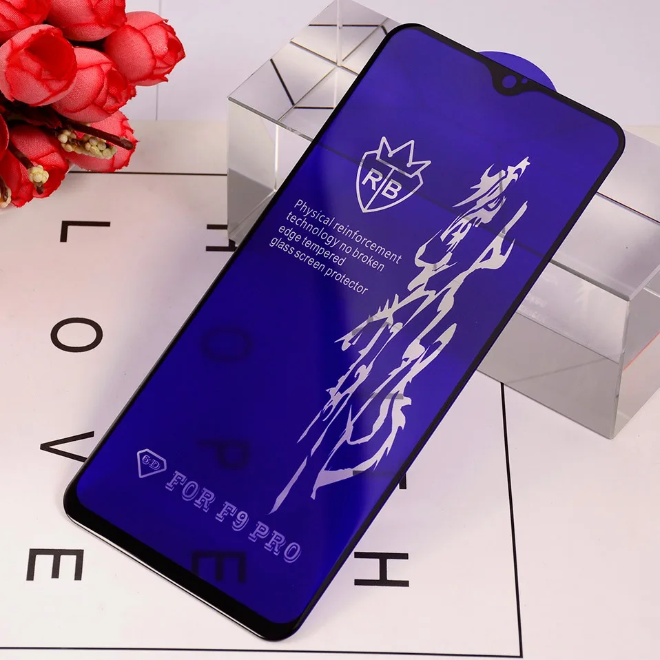 6D закаленное стекло для OPPO Realme XT X2 X Lite Q 1 2 3 Pro C2 U1 C1 Reno Z 2 Reno2 2Z Защита экрана для OPPO A11X A5s A1K R15