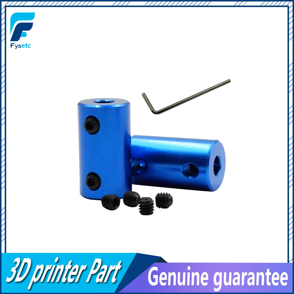 cheap 2pcs lot Blue Shaft Coupler Stepper Motor Coupling 5x5 5x8 For 3D Printer, Car Model, Ship Model, Metal DIY Model