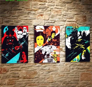 

Victor Hugo's Star Wars Storm Troope3 Pieces Canvas Painting Print Living Room Home Decor Modern Wall Art Oil Painting Poster