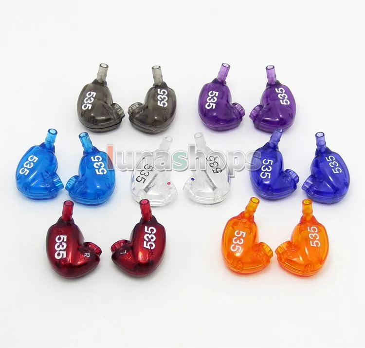 Запасные части LN004671 Корпус Корпуса для наушников Shure SE535 шумоизоляция серого
