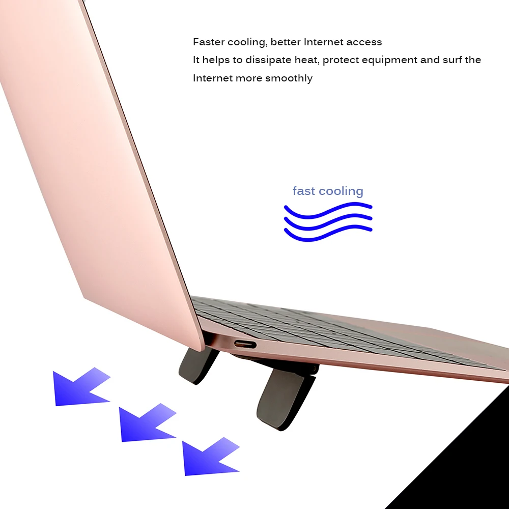 Универсальный складной держатель для ноутбука вентиляция подставка с вентилятором радиатор для IPad MacBook Air Mac настольная подставка для планшета