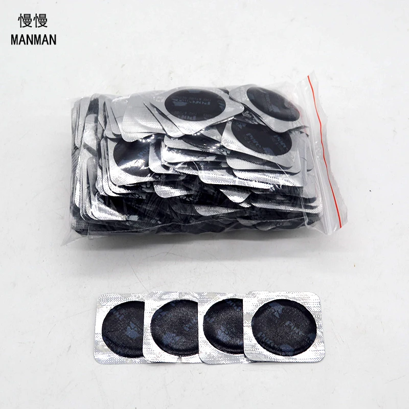 

200Pieces / Box 38mm round nature rubber patch tyre repair patch remendo pneu tire repair Car tubeless tyre patches Tyre patch