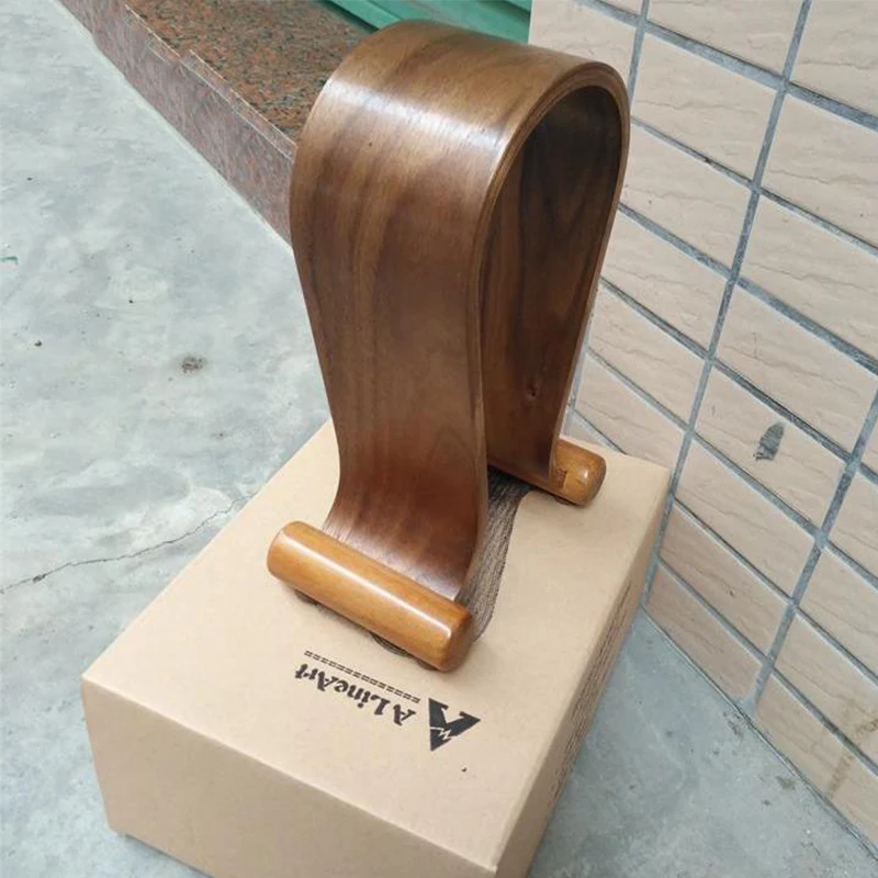 Classic Natural Wooden Headphone Stand U Shape Earphone Holder Headset Hanger Headset Rest for Beats JBL Universal Headset Hot