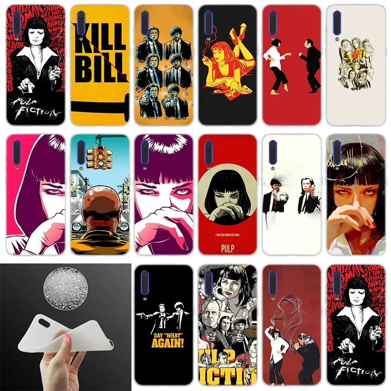 

Silicone Case Pulp Fiction kill bill For Xiaomi 9 se 8 lite 6X 5X Mi a1 a2 f1 Mix 2s Max 3 Phone redmi Note 7 pro 6 5 go cases