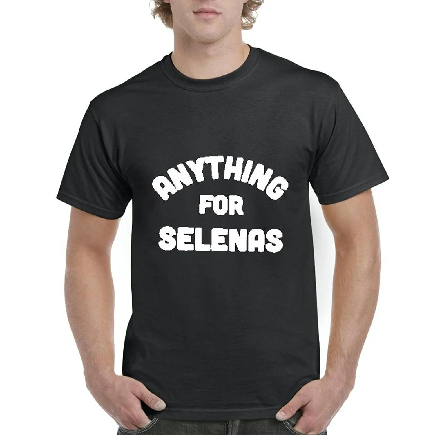 Jzecco Joke T Shirts Men's Short Sleeve Zomer O-Neck Anything for Selenas |