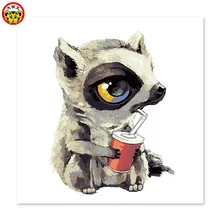 Белки пить Кокс Досуг рисовать на холсте Цифровая живопись известные картины абстрактная живопись