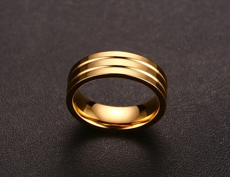 Vnox 6 мм Обручальные кольца полированный Comfort Fit Традиционные обручальное Кольца для Для женщин ювелирные изделия