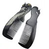 Massage 100% Natural Hand Carved Comb Healthy Hair Loss Comb Natural OX Horn Massagem Escova de Cabelo Hairbrush  Combs 3