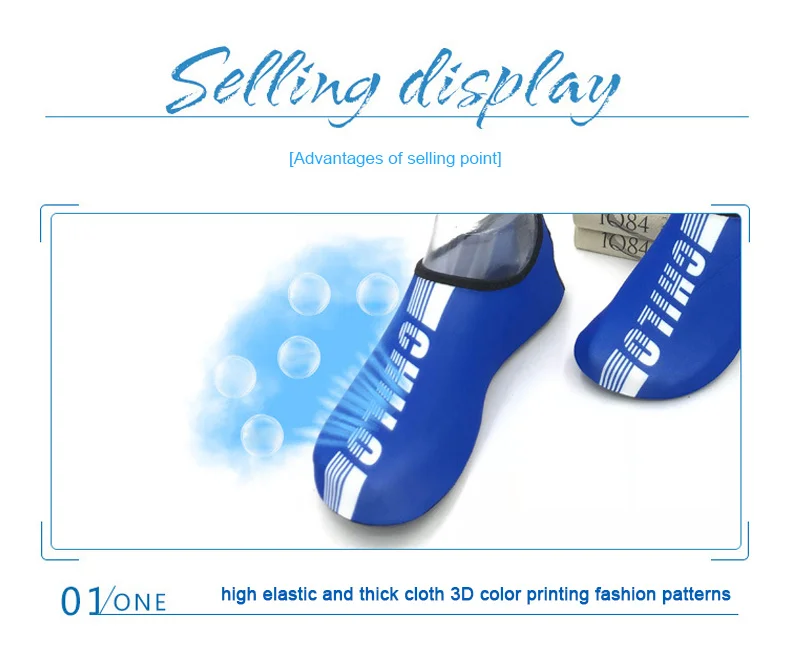 1 (7)Antiskid Men Beach Shoes Women Outdoor Swimming Shoes Adult Aqua Flat Soft Seaside Shoes Non-slip Walking Couple Yoga Shoes