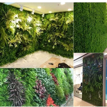 

Emulational Ivy Artificial Ivy Leaf Plastic Rolls Wall Landscaping Fake Turf Plant Wall Background Decorations Garden Fence