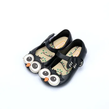

Children's Sandals Owl Shape Cute Soft Bottom Slip Wear Children Summer Casual Shoes PVC Jelly Princess Sandals Girl Shoes