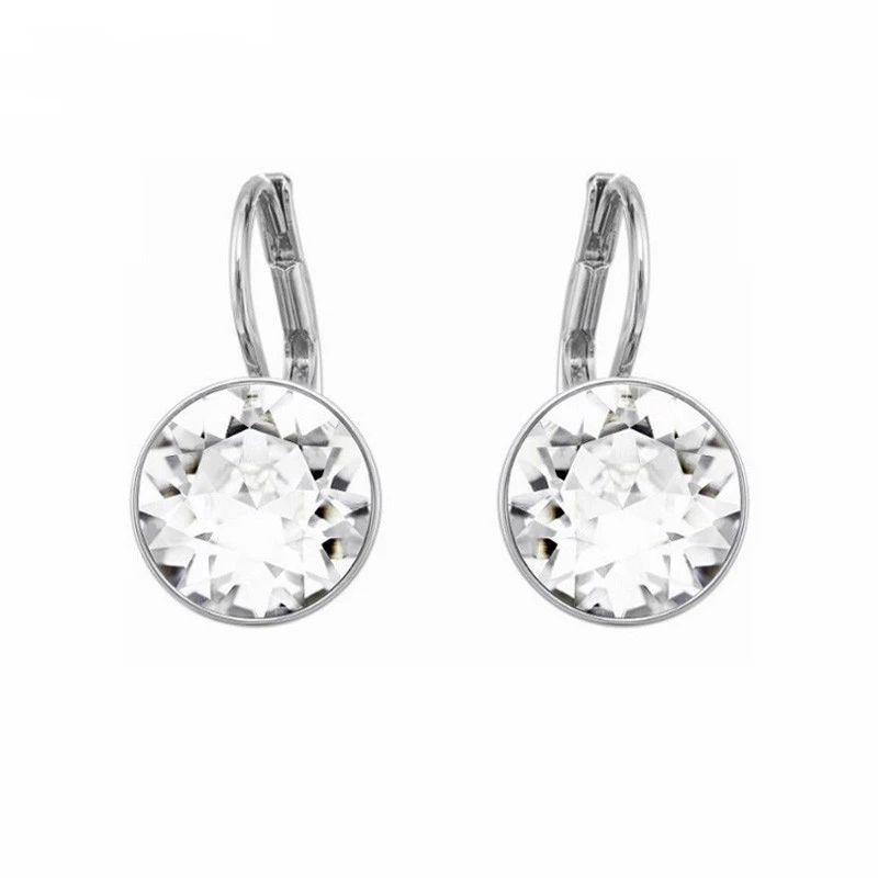 Женские серьги-гвоздики с кристаллами Swarovski | Украшения и аксессуары
