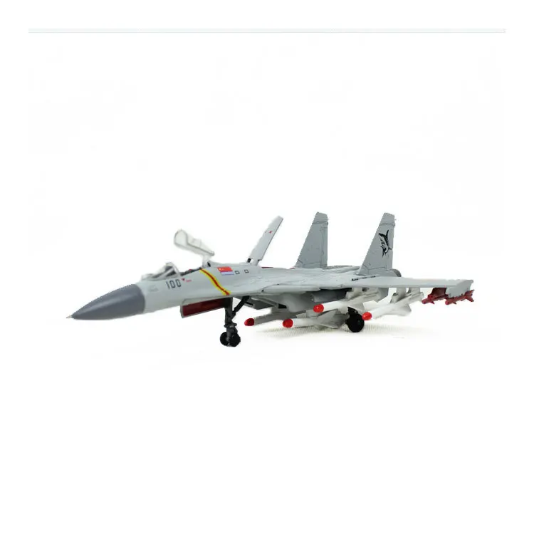 1:100 Jian-15 Fighter Alloy Finished Product Model J15 Flying Shark Liaoning Carrier Aircraft Airplane Military Gift Ornaments