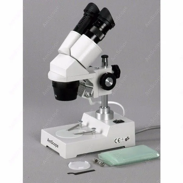 Sharp Stereo Microscope-AmScope Supplies Sharp Stereo Microscope 10X-30X 4