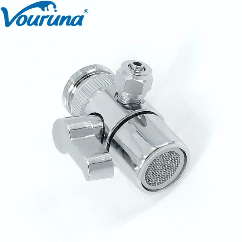 Brass 1/4'' Multi-function Basin Mixer Tap Kitchen Faucet Spout Diverter for Ro Water Filter Switch Valve Drinking Water Machine