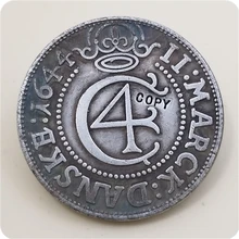 1644 Danmark, Кристиан 4 имитация монеты