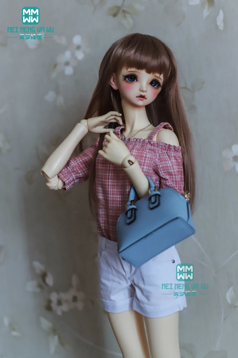 BJD Кукла Одежда для 1/3 BJD DD SD10 кукла Мода темперамент красное вино клетчатая рубашка+ повседневные шорты