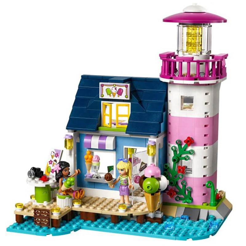 

10540 478Pcs Friends Heartlake Lighthouse Model Building Kit Block Brick WithFriends 41094