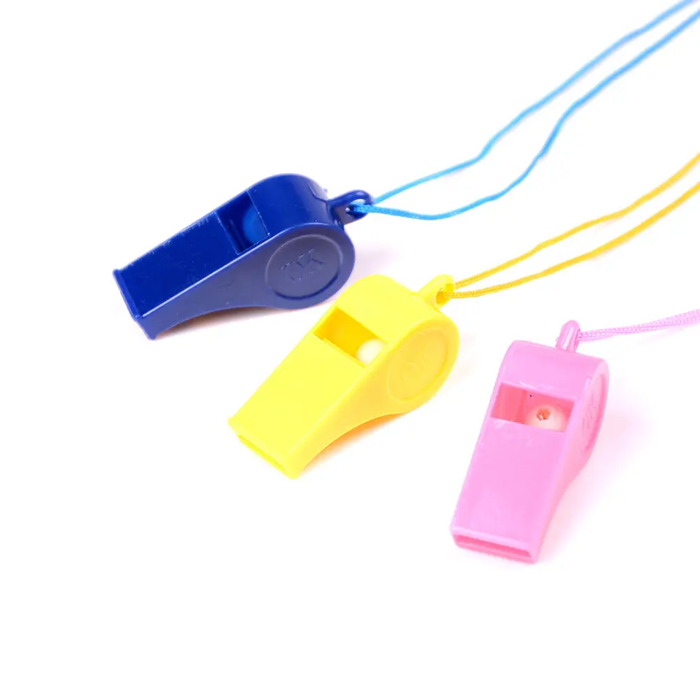 

5Pcs Coaches Referee Sport Rugby Party Soccer Football Use Referee Whistle for Training Emergency Survival Random color
