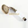 Retail & wholesale solid copper antique brass  handheld shower luxury batnroom Hand Shower Head YT-5191 ► Photo 3/6