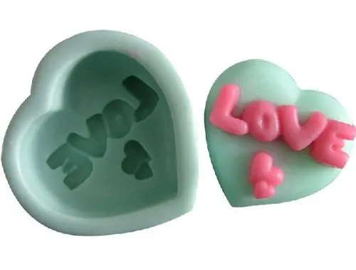 День Святого Валентина Свадьба 3D сердце любовь силиконовая форма для мыла шоколадная форма для мыла Свеча форма для мыла Ремесло Искусство инструмент