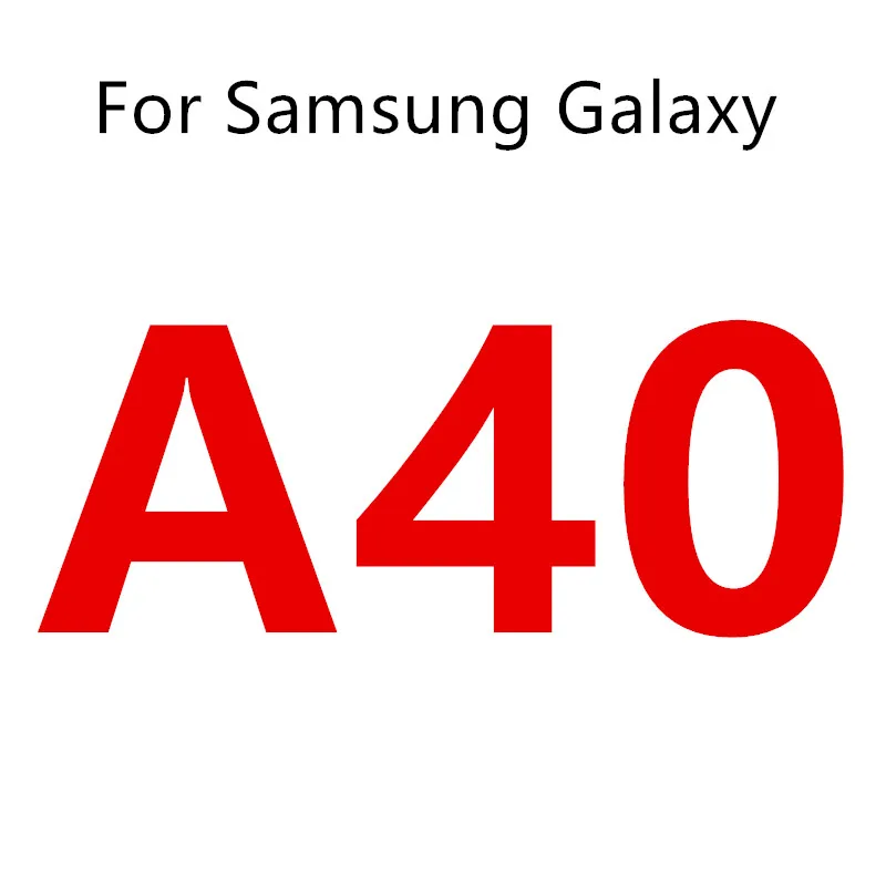 9 htempered Стекло для samsung Galaxy A30 A50 M10 M20 A40 A60 A702019 A6 A8 J4 J6 A3 A5 A7 J1 J3 J5 J7 Экран протектор - Цвет: A40