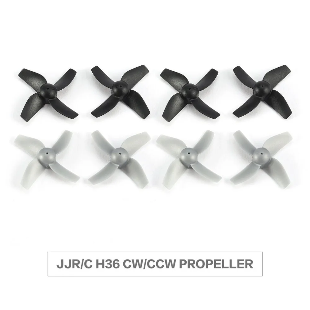 8 шт. CW/CCW Пропеллер для JJR/C H36 Дрон р/у мини Квадрокоптер запчасти Дрон аксессуары для пропеллеров
