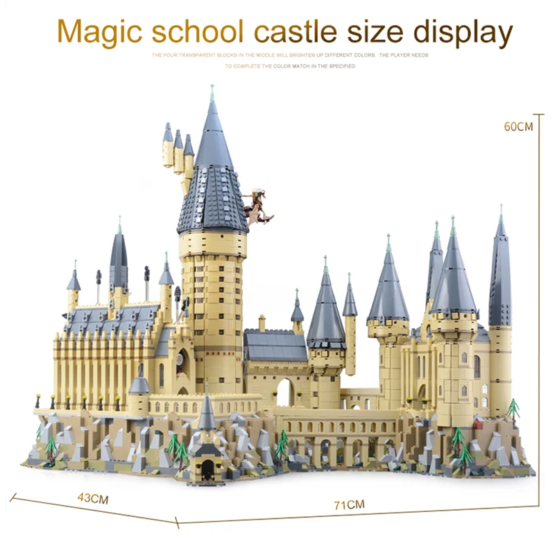 

IN STOCK LEPIN 16060 6742Pcs Harry Magic Potter Hogwarts Castle Compatible 71043 Building Blocks Bricks Kids Educational Toys