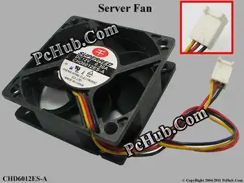 

For SUPEREED CHD6012ES-A DC 12V 0.30A 3-wire 60mm 60x60x20mm Server Square fan 6020 6CM COOLING FANs computer case