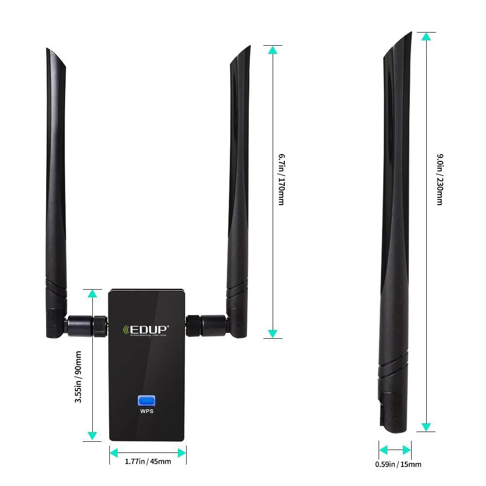 Wifi адаптер 2.4 ггц 5 ггц. Edup usb 3.0 wifi.