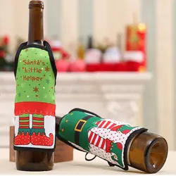 20*17 см Рождественское украшение для бутылки для Рождественская Домашняя вечеринка украшения Прекрасный винный бутылка наборы Рождество