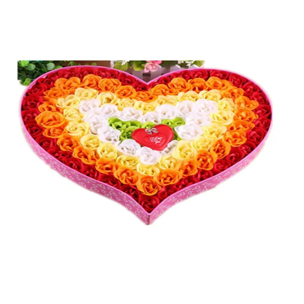 

99pcs/box Rose Flower Bath Soap and Body Works Petal Bath Soap Wedding Party Gift Fancy Gift Items Bath Shower