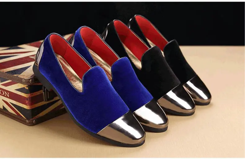 Men's Casual Shoes Loafers Black Slip-On Casual Shoes Loafers Men Shoes Blue Mens Shoes Casual Loafer Men Shoes Plus Size 47 48 (1)