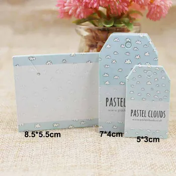 

Custom logo 1000sets full color print earring tag card with garment brand tag /products gift paper tag for customer logo design