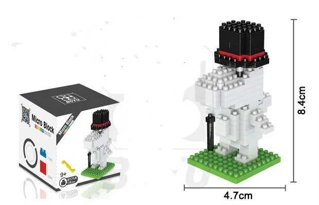 

Moomin Assembly Building Block Moomin Daddy Home Decoration Accessories for Living Room